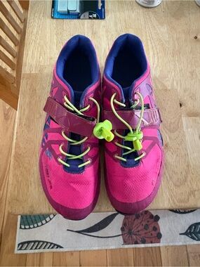 Inov-8 Pink lifting Shoes with Lime Accents